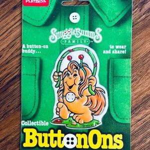 Vintage 1984 Playskool SnuggleBums ButtonOns- NWT